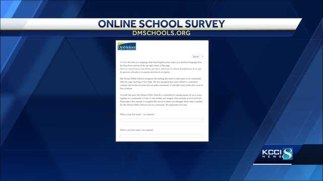 Des Moines Public Schools offers survey on safety issues - Vimarsana News