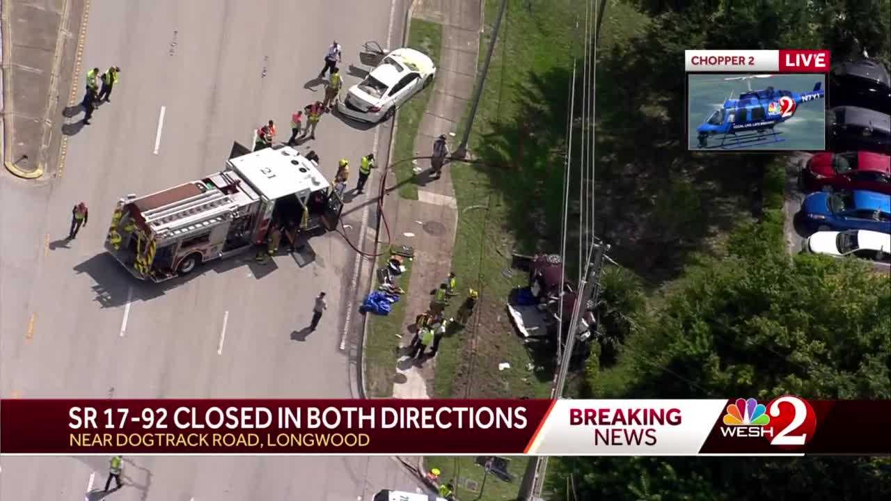 1 Dead, 6 Hospitalized After Crash On State Road 17-92