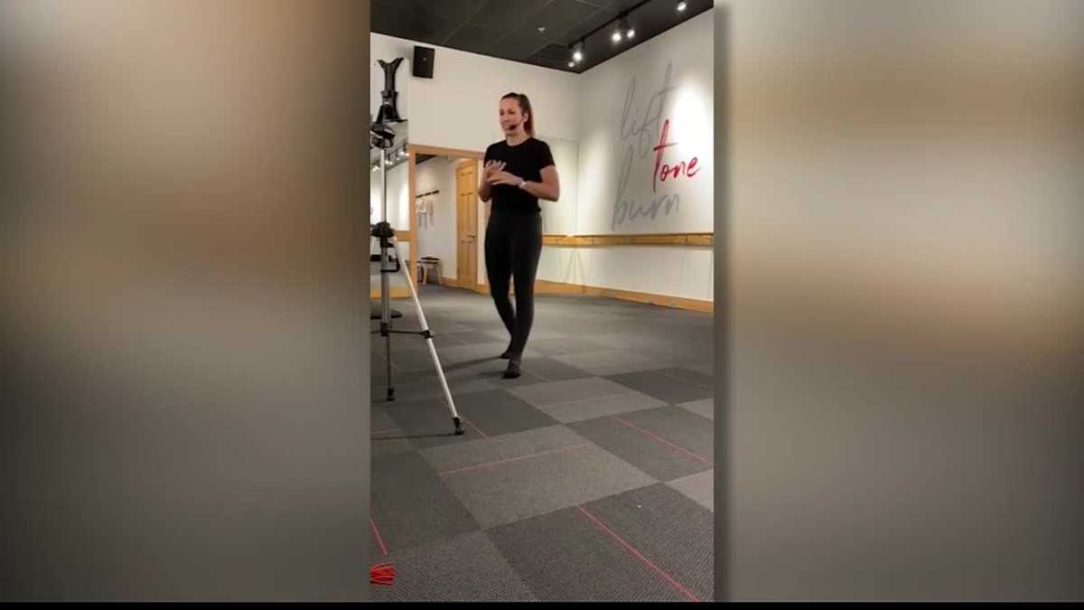 Fitness instructor puts her exercise classes online during pandemic