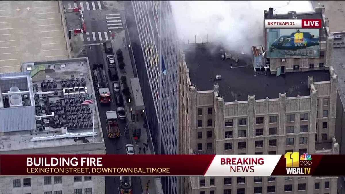 Man rescued from downtown Baltimore highrise fire dies