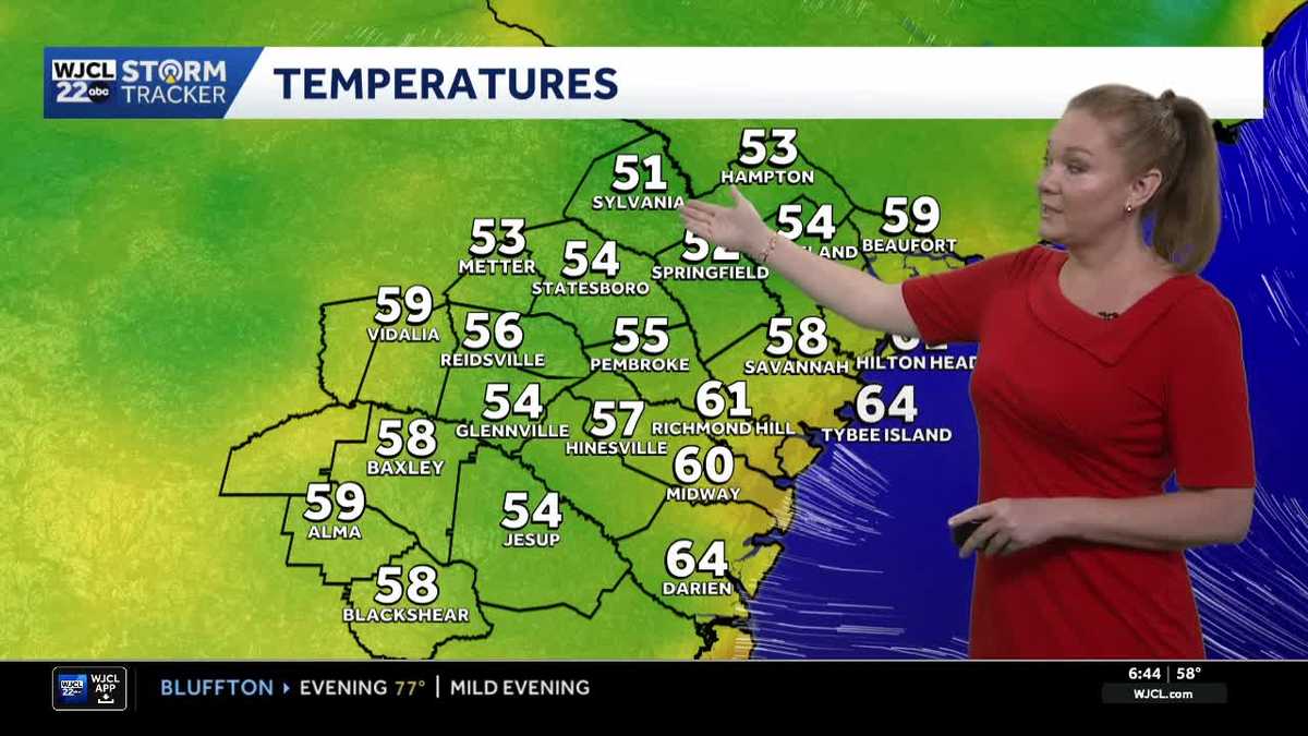 Sunshine and warm temperatures in the forecast for Savannah this Saturday