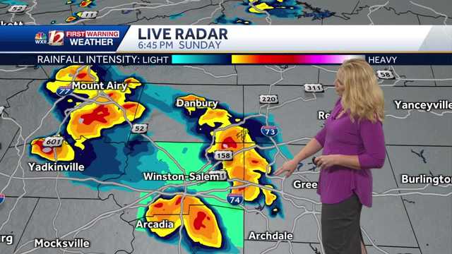 Flood Advisory in the Triad Sunday Evening, Labor Day Rain Chance - Vimarsana News