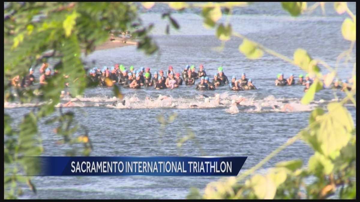 Athletes compete in Sacramento International Triathlon