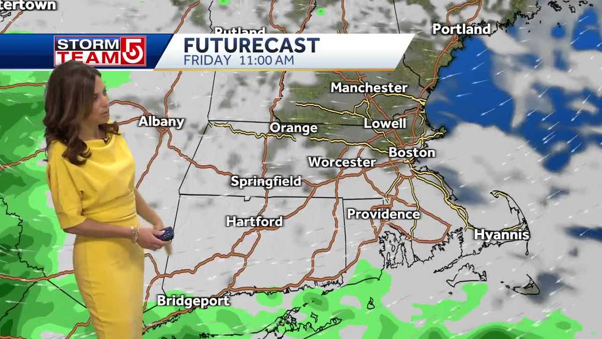 Video: Mostly cloudy day with temps stuck in 50s