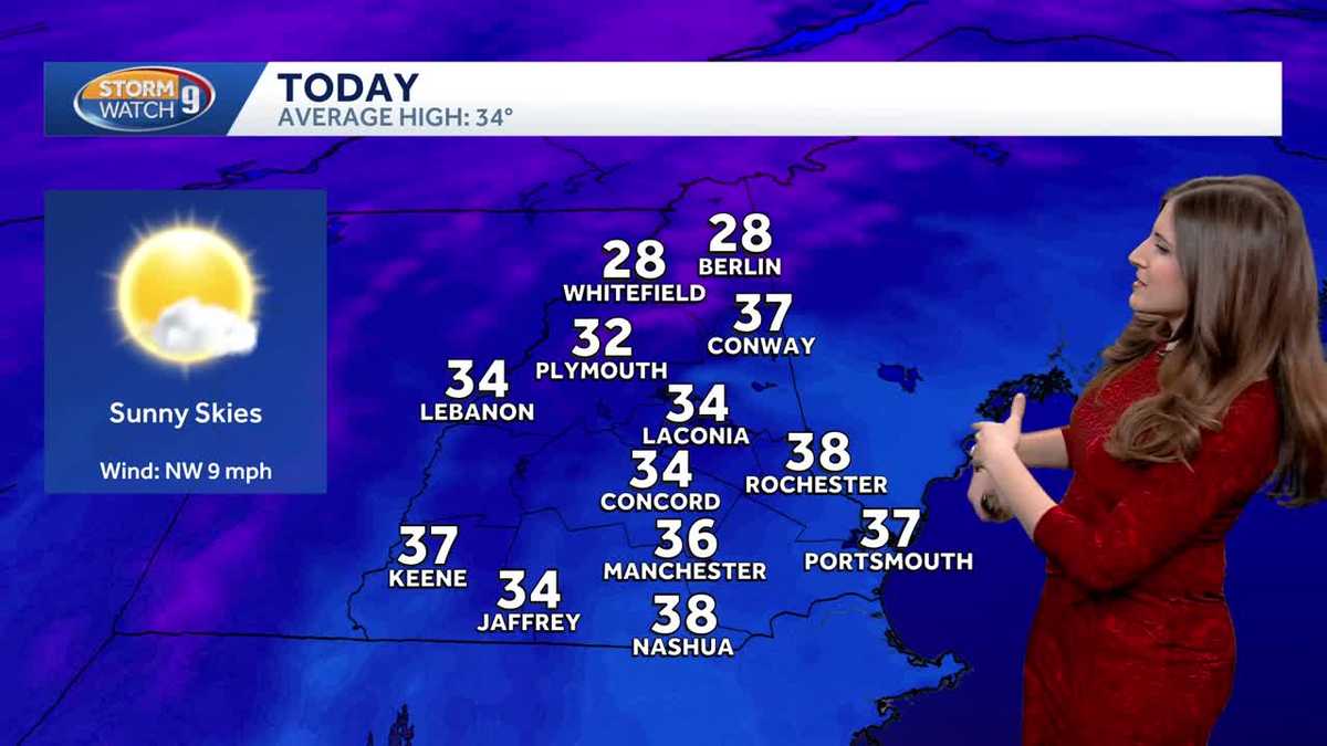 Video: Quieter stretch of weather ahead in New Hampshire