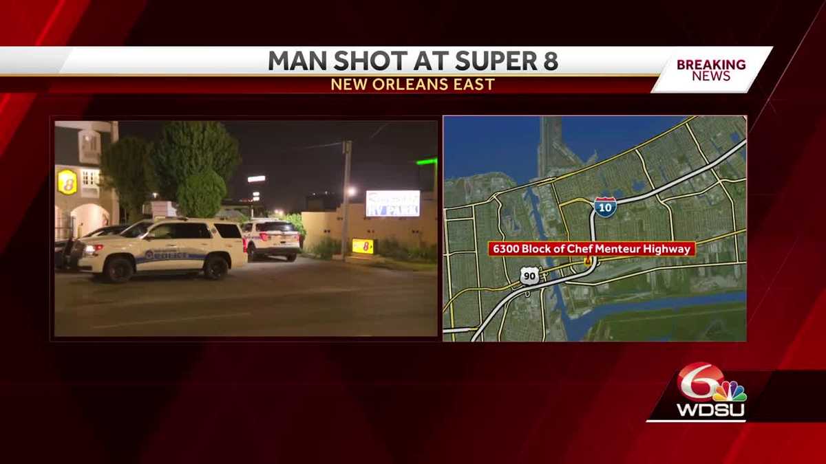 Man injured in shooting at Super 8 on Chef Menteur Highway