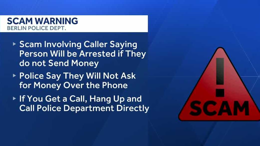 Police in Berlin warning residents of scam involving someone pretending to be an officer