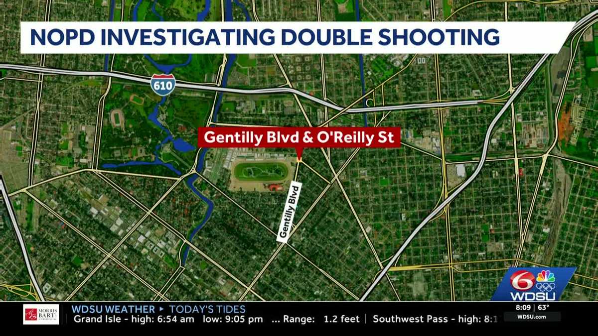 New Orleans police investigate double shooting Sunday morning