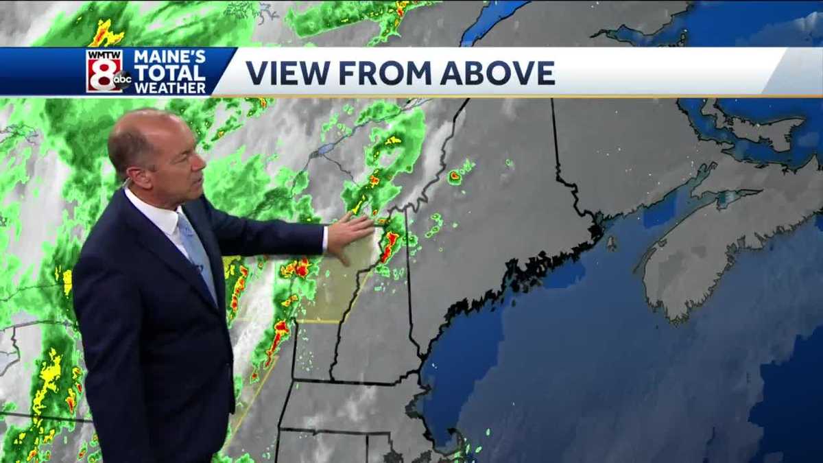Tracking Showers and Storms Through the Evening