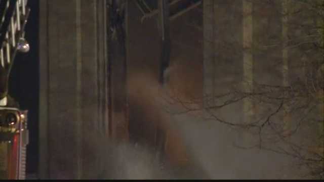 A look inside of the Mitchell school fire from Racine Fire department
