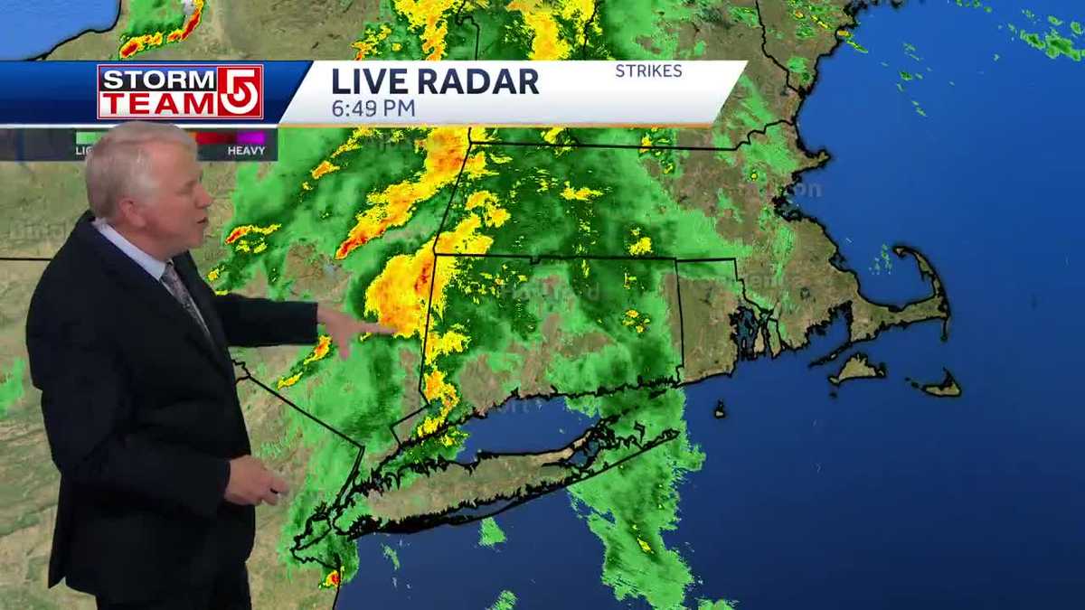 Video: Rain tonight; Sunshine returns on Tuesday