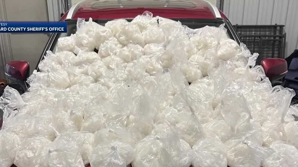 Seward County 200 lbs. of meth seized during traffic stop - KETV