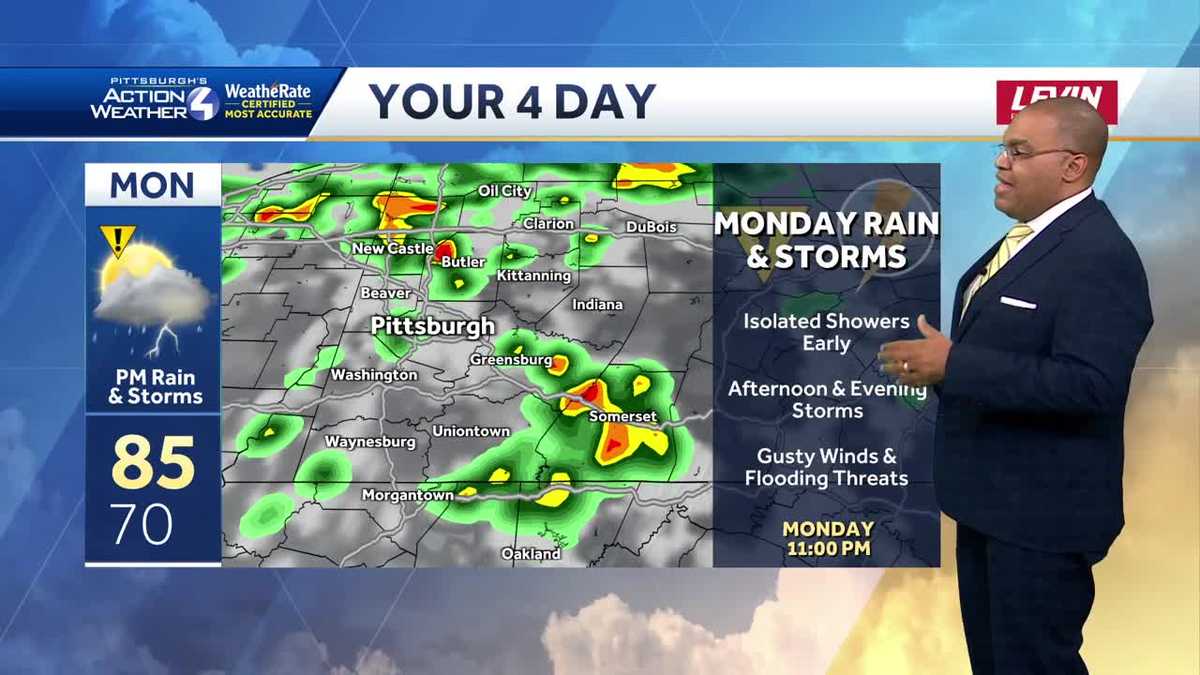 Back-to-back Impact Days for a return of storms to Western PA