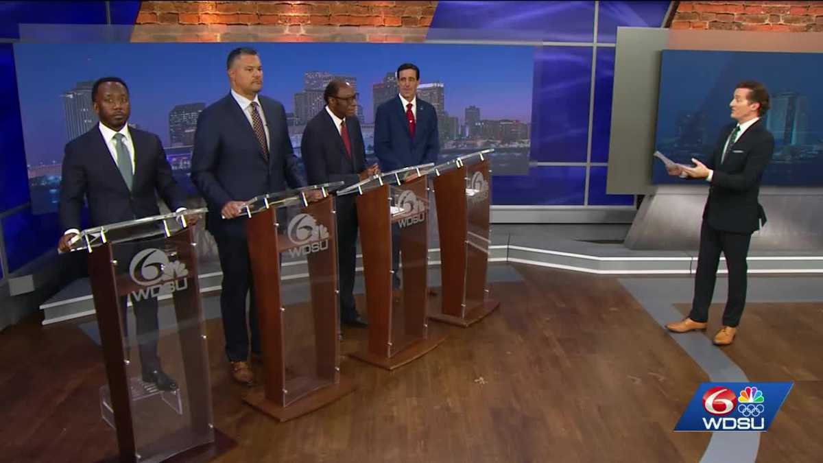 4 candidates vying for a state senate in New Orleans appear on WDSU for the Hot Seat