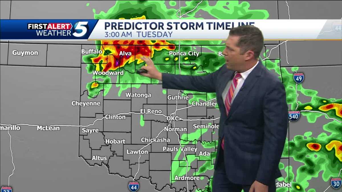 Severe storm timeline