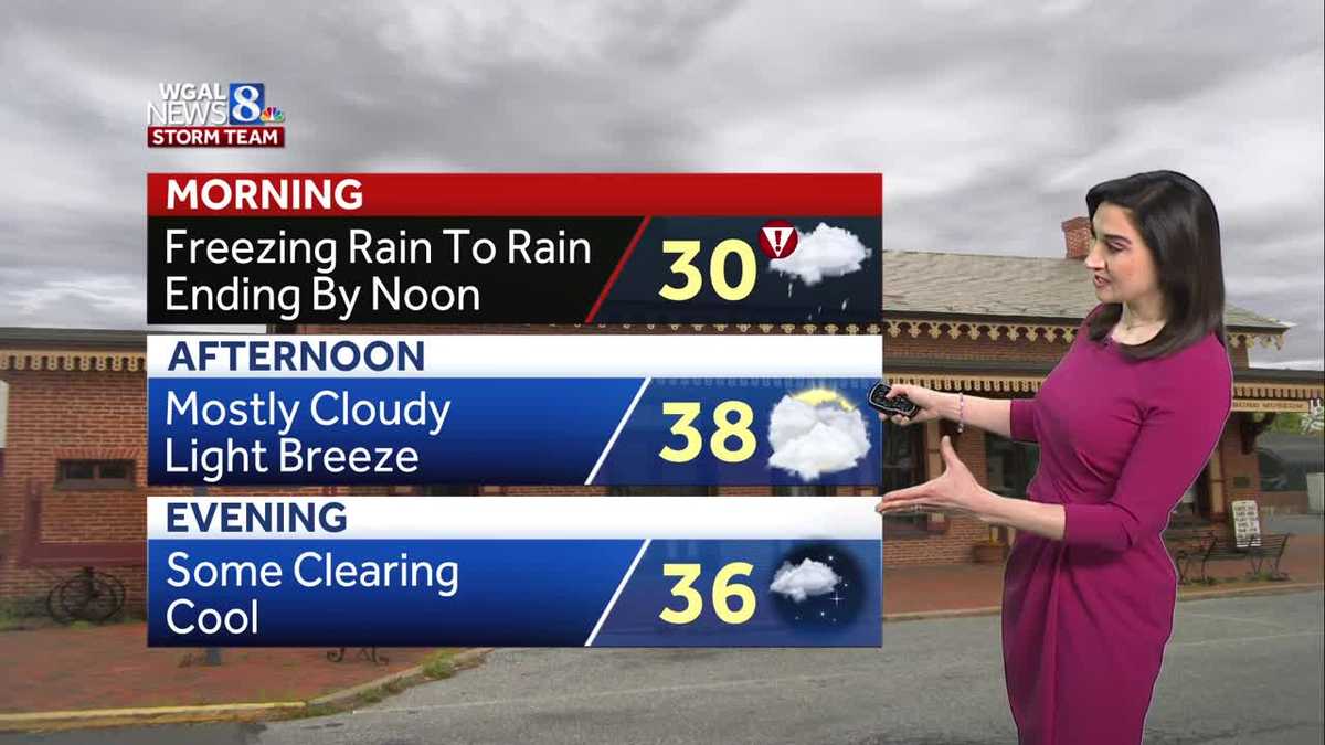 ALERT: Icy morning commute, drying out by noon in south-central ...