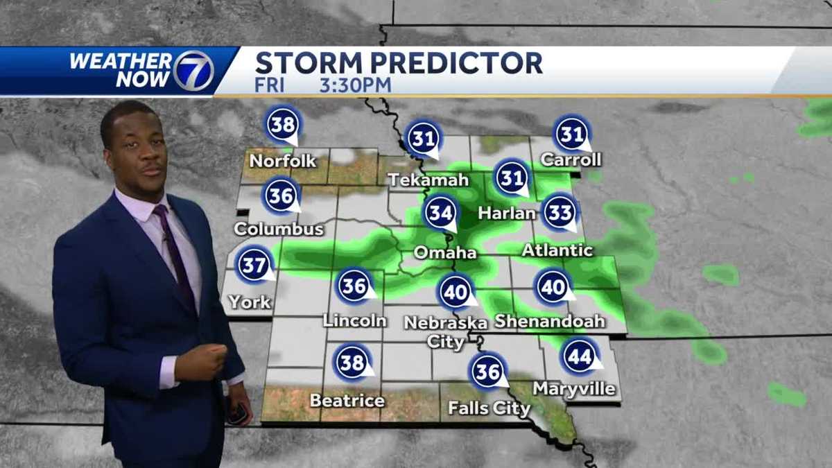 Thursday evening October 13 Omaha weather forecast
