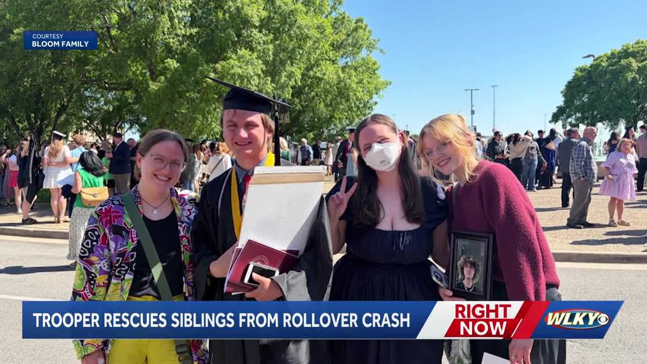 ‘I don’t think we’d be here without him’: Trooper, siblings recount dramatic rescue on Kentucky interstate
