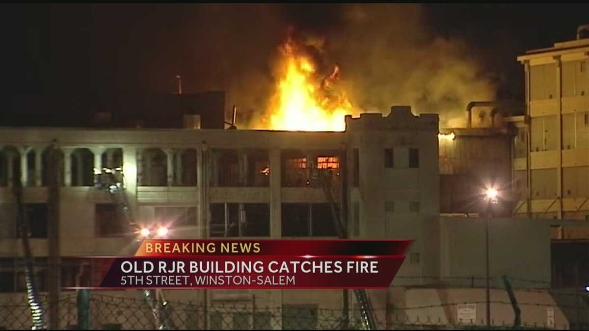 tobacco company fire Russia attacks factory of well-known in Kharkiv (photos)  Ukraine Old RJR building catches fire