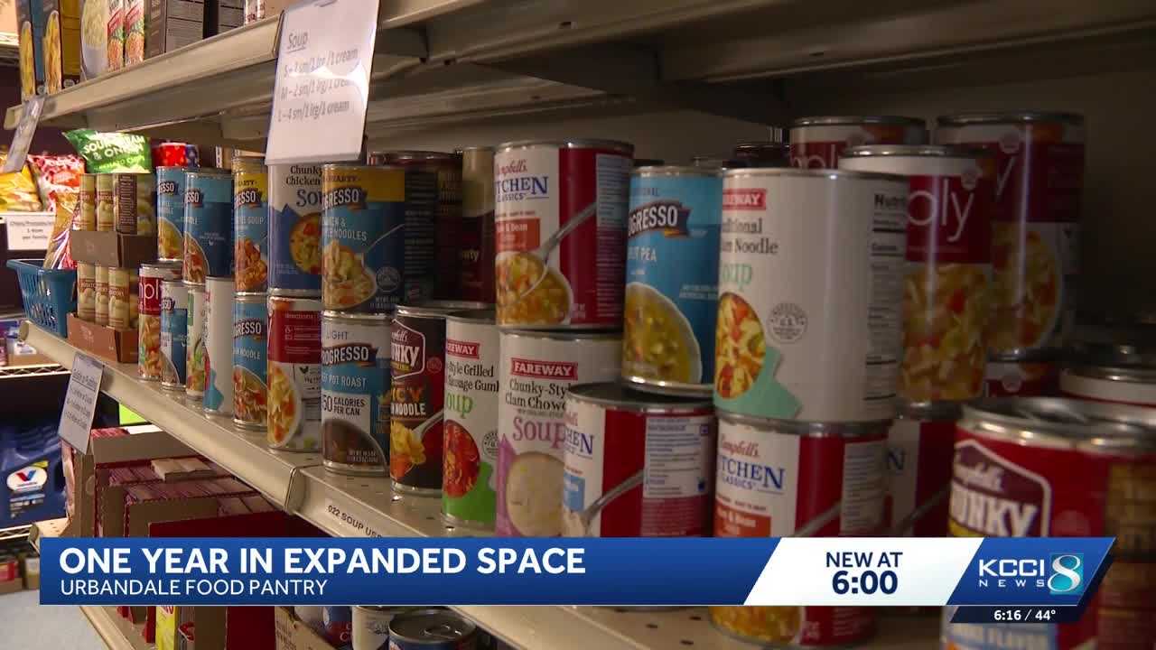 Urbandale Food Pantry marks one year in new facility, sees increase in families served