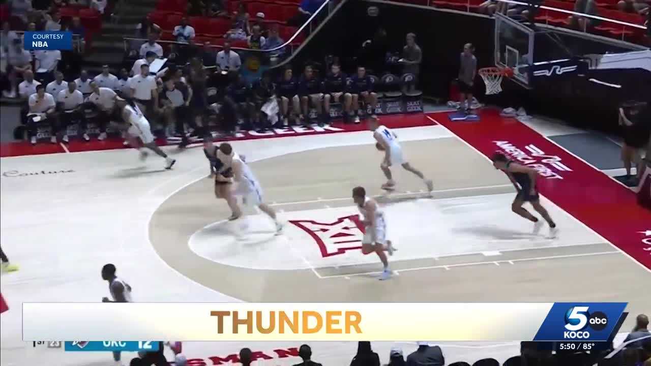 Oklahoma City Thunder rookies debut at Salt Lake City Summer League