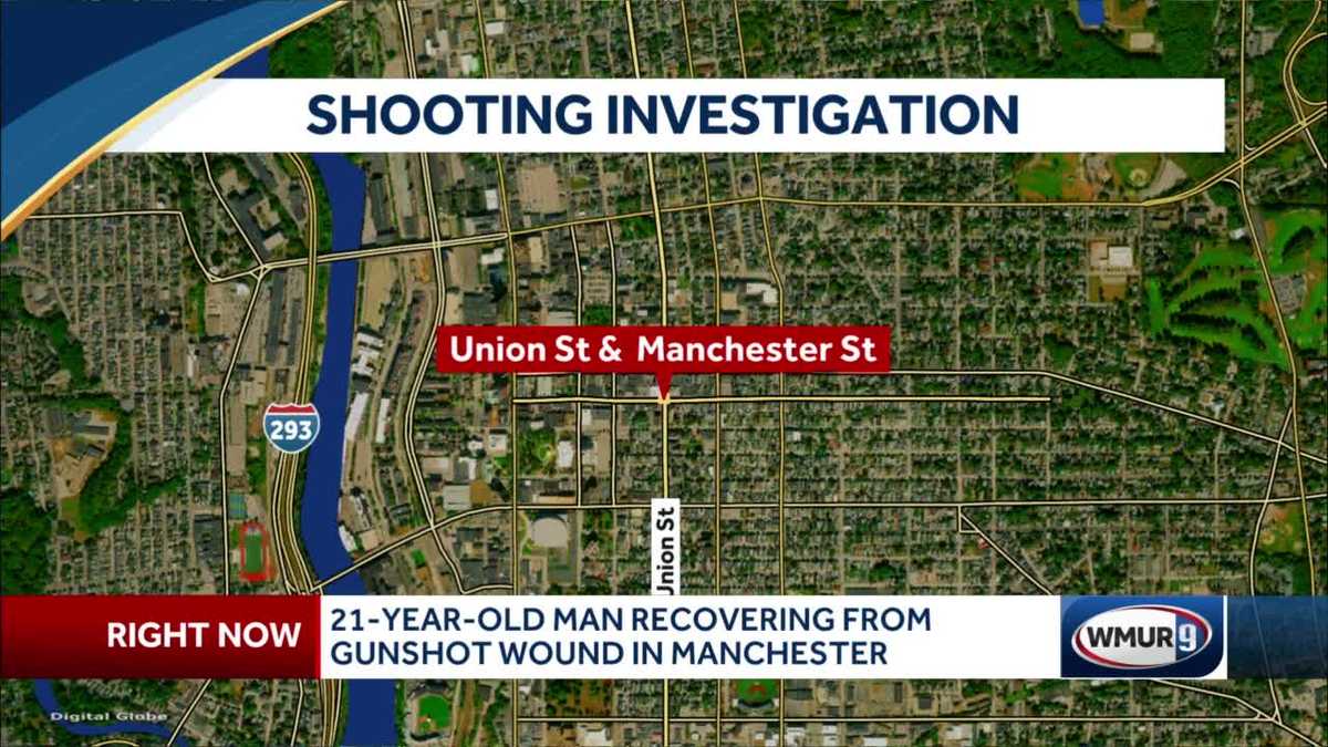 Man found with gunshot wound in Manchester