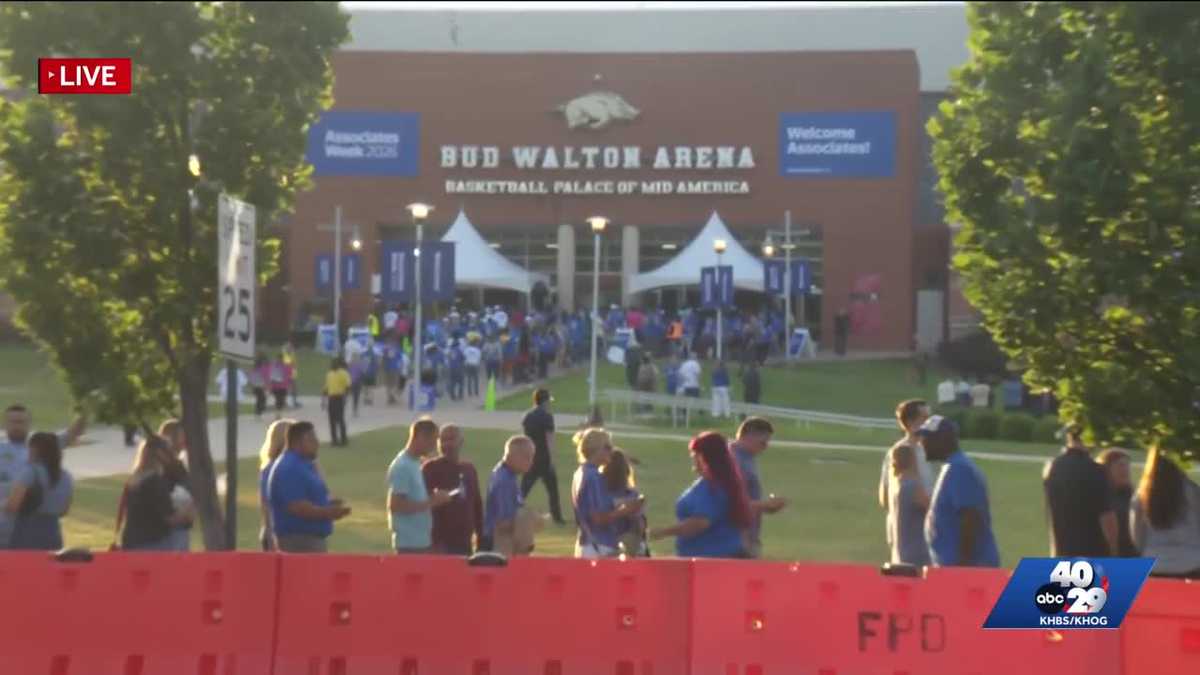 Live Updates | Walmart Associates Celebration in Fayetteville
