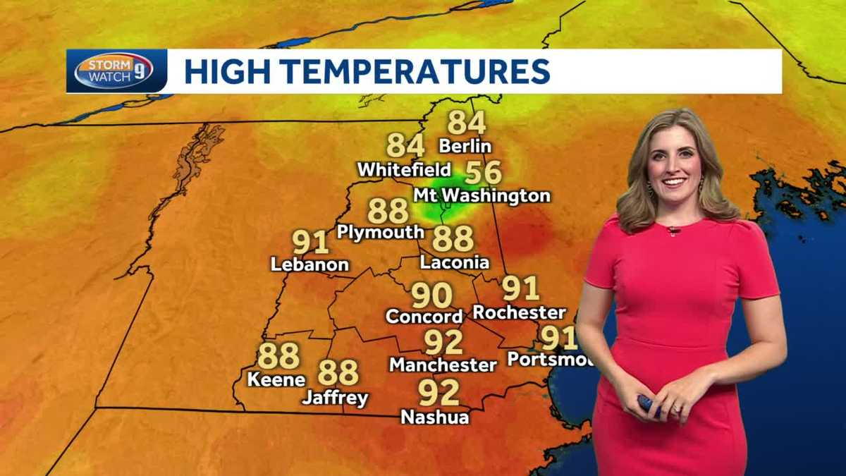 NH forecast video: Hot weather continues through week