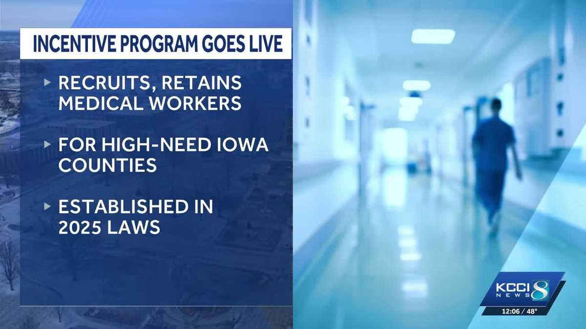 $8 million Health Care Professional Incentive Program launches in Iowa
