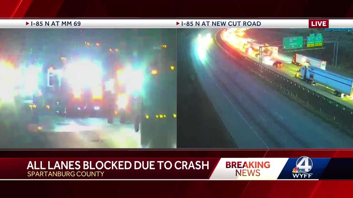 All lanes open on I-85S after vehicle fire in Spartanburg County ...