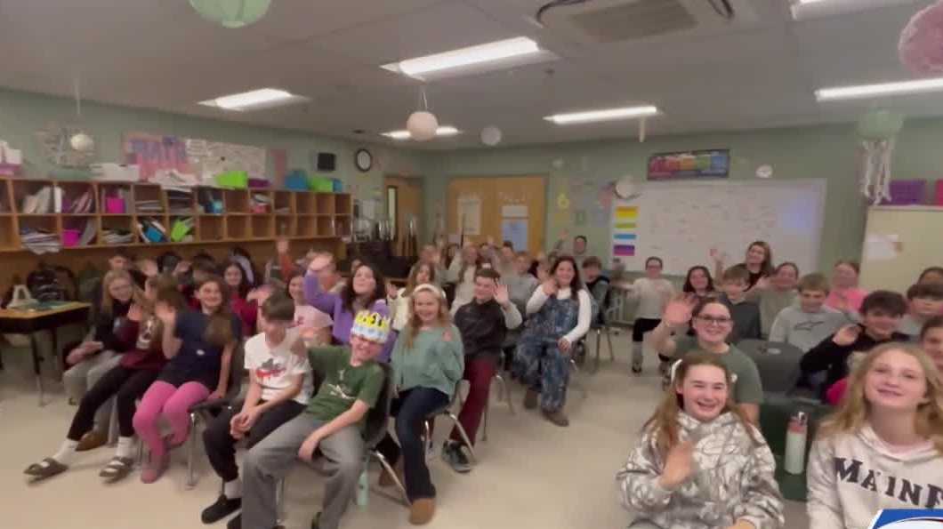 NH weather school visit: New Boston Central School