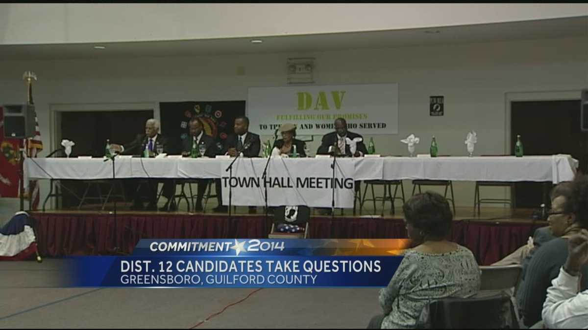 District 12 candidates attend Greensboro town hall