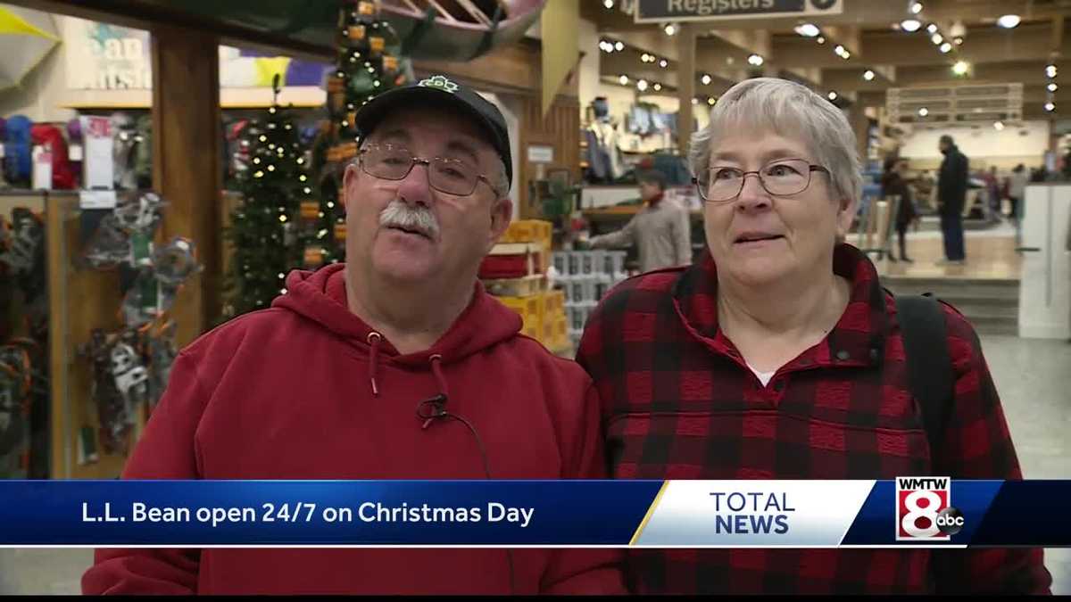 L.L. Bean stays open 24/7 on Christmas Day