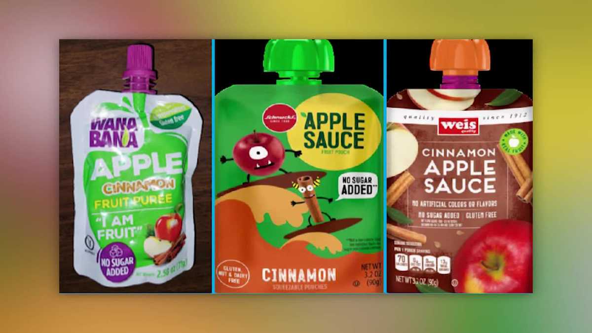 South Carolina 3 children lead exposure applesauce recall