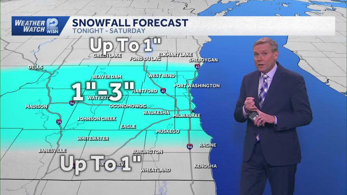 Snowy and cold weekend in SE Wisconsin