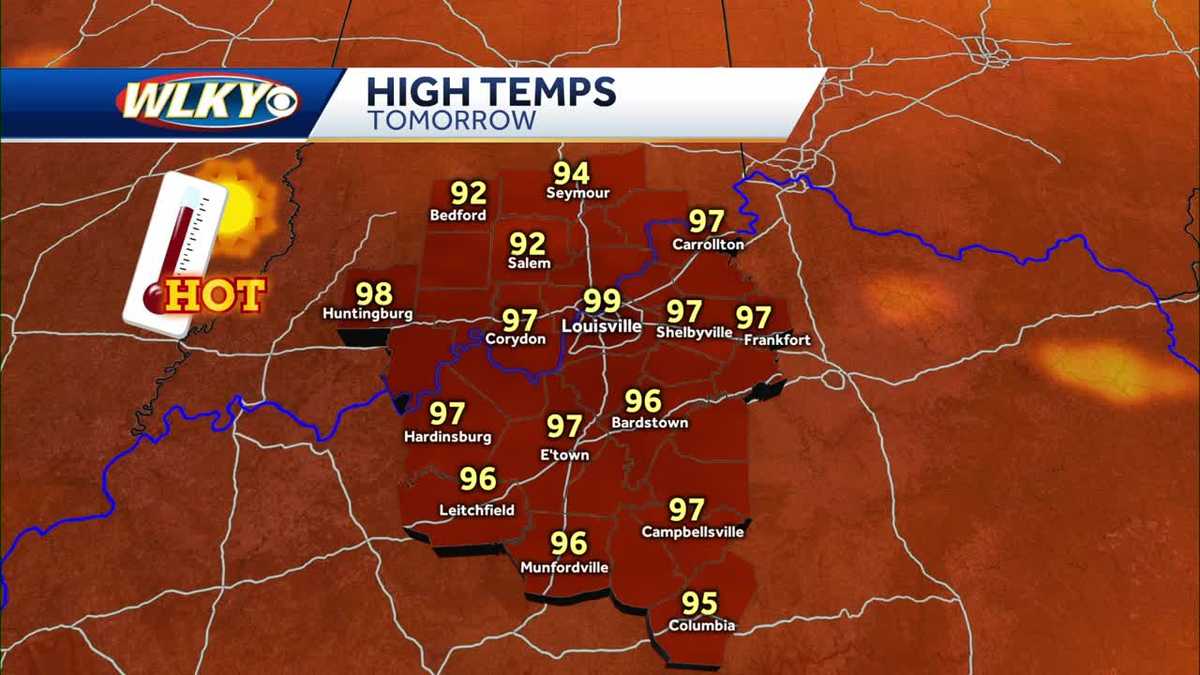 Excessive heat continues into Friday with a few storms possible