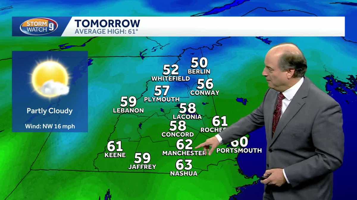 Video: Temperatures turn milder in New Hampshire