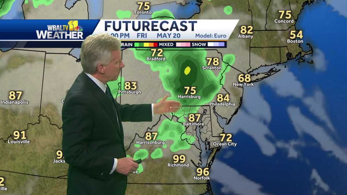 Isolated Afternoon Thunderstorms Friday Isolated Afternoon Thunderstorms Friday