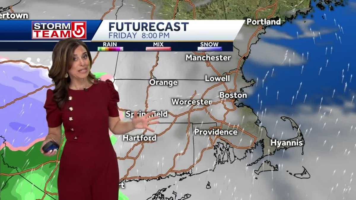 Video: Clouds increase, snow and rain move in tonight