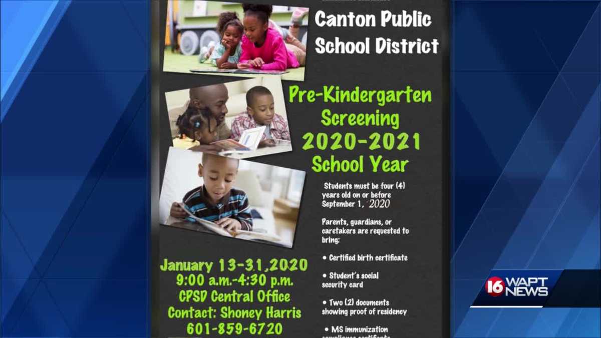 Canton Public Schools start pre-K screenings