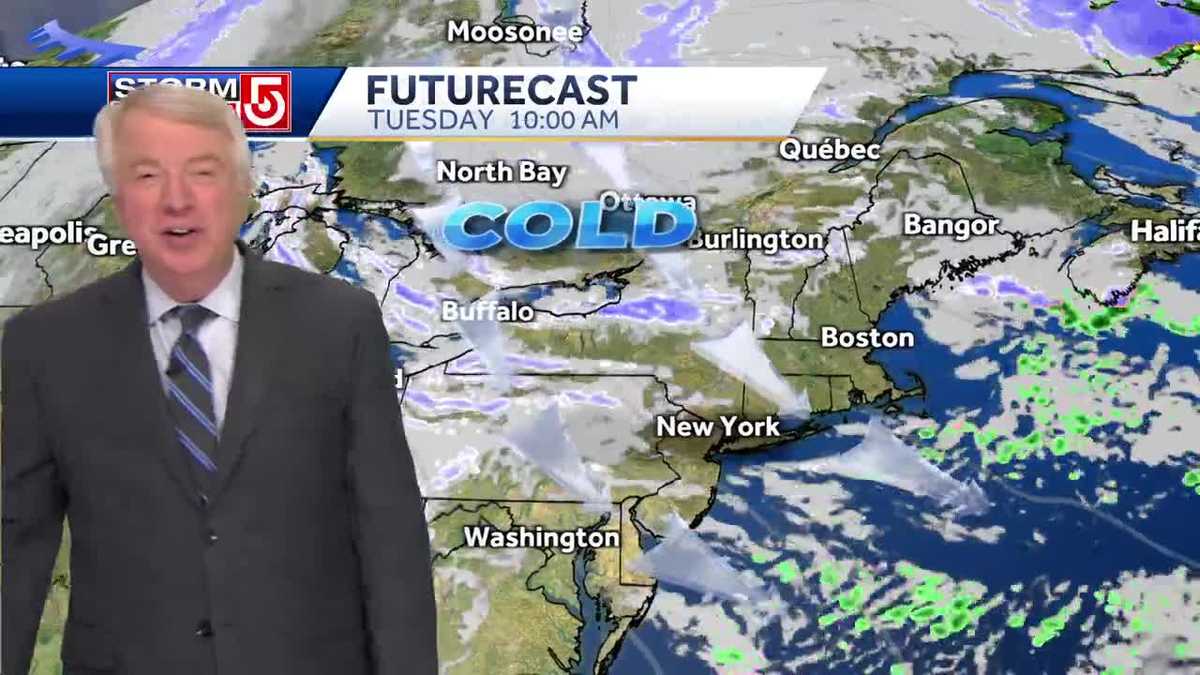 Video: Chilly conditions ahead before another warm-up