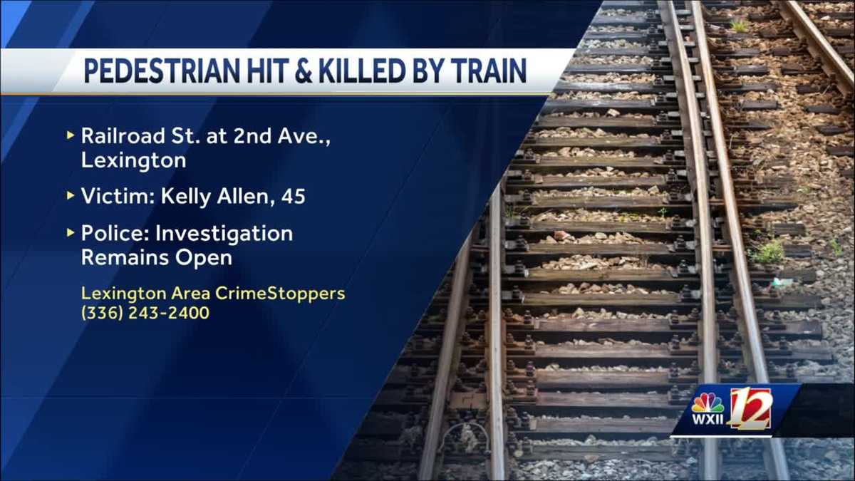 Lexington pedestrian hit and killed on railroad