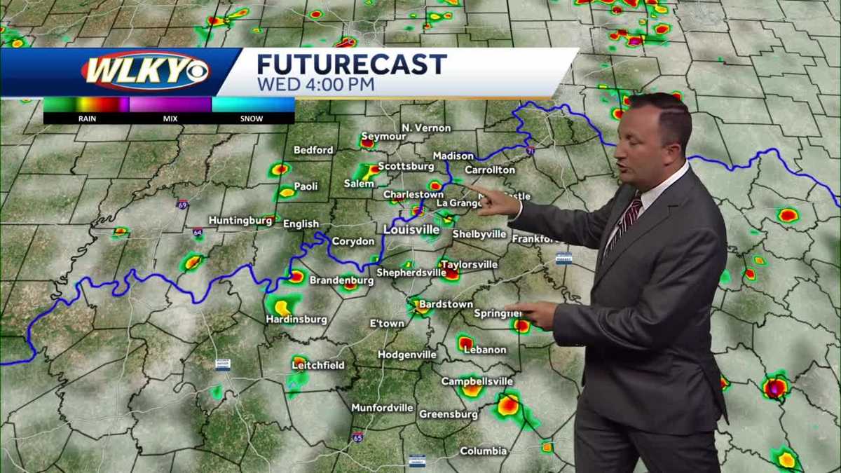Another hot and humid day Wednesday with isolated PM storms