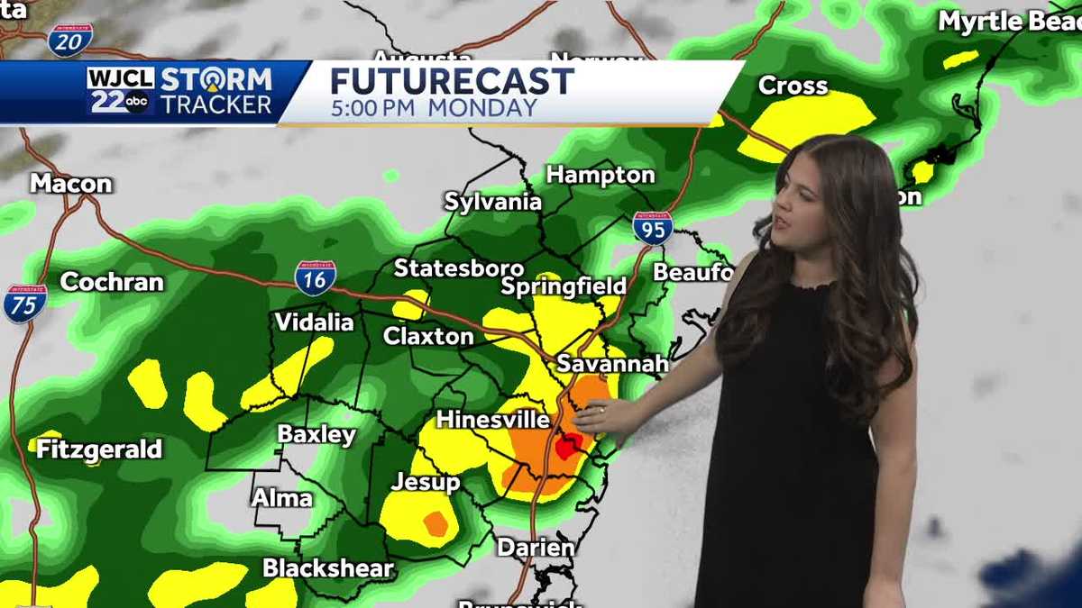A beautiful end to the weekend but rain is on the way Monday