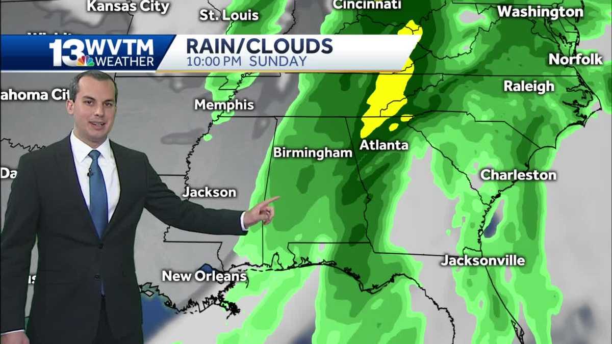 Completely dry Friday before high chance of rain this weekend