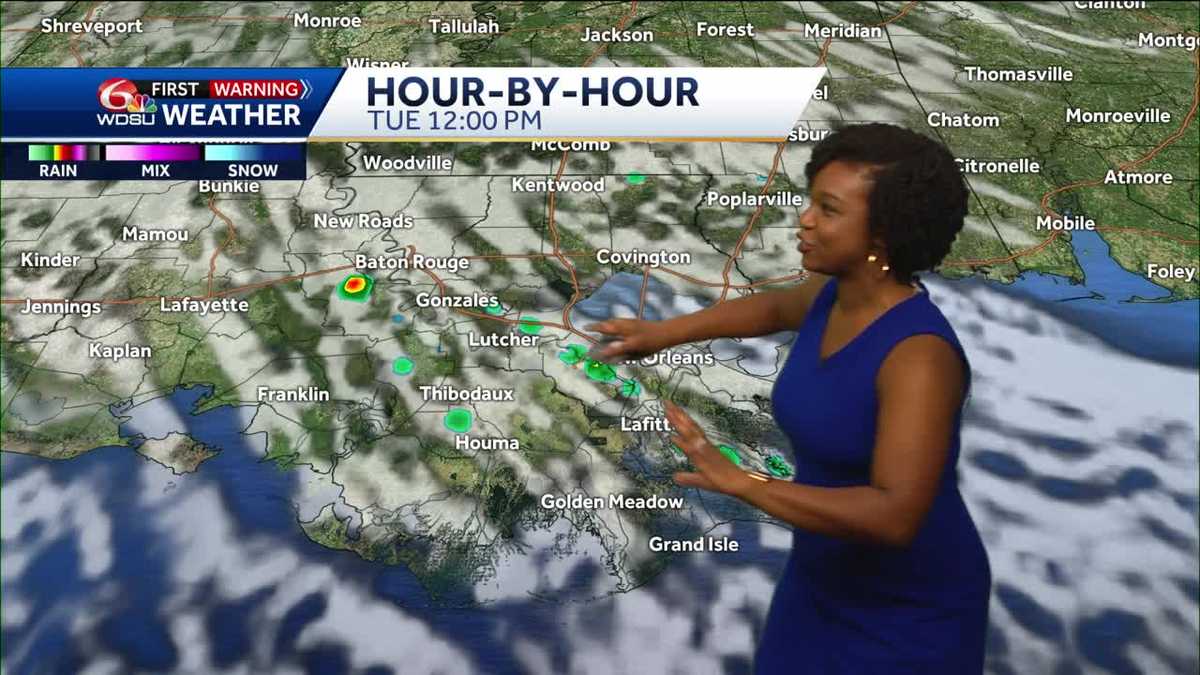 Mostly sunny start to the week before rain arrives