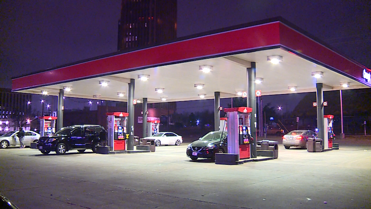 Person taken to hospital after stabbing at northwest OKC gas station