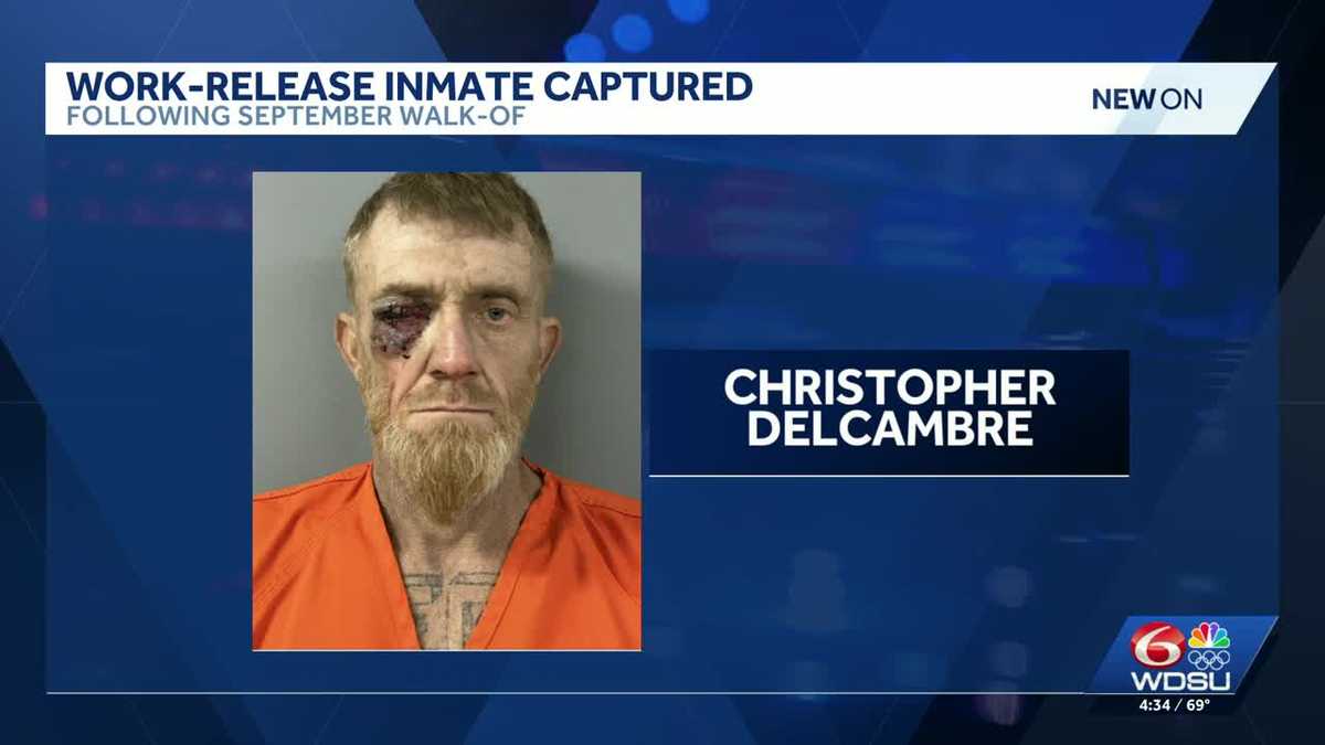 Tangipahoa Parish work release inmate captured in Mississippi