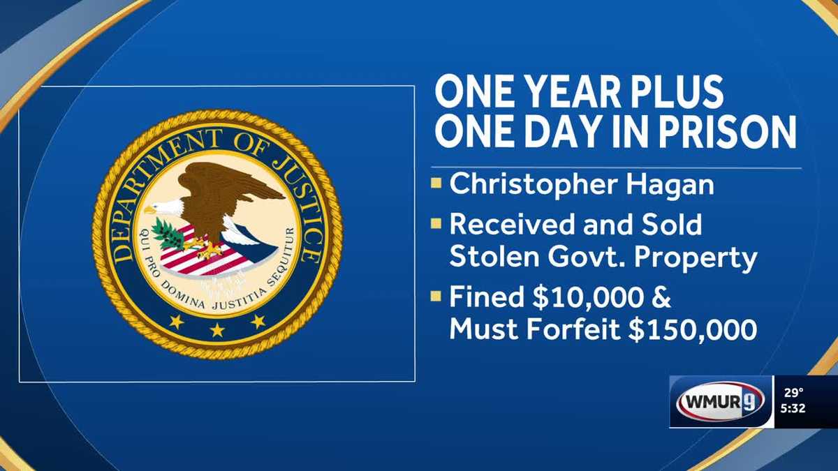 NH man sentenced for selling stolen government items online - WMUR