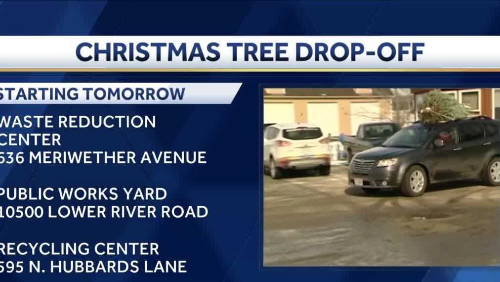 Louisville sets up Christmas tree recycling dropoff